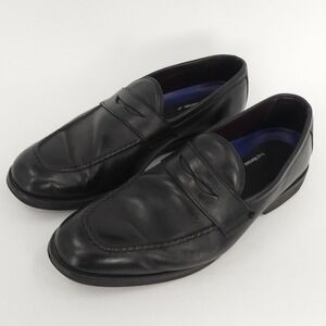 Allen Edmonds Road Warriors Black Leather Slip On Loafer‎ Men's 11E